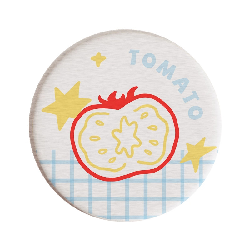 Posavasos de café de oficina de dibujos animados, posavasos de escritorio, posavasos de agua redondos, almohadillas absorbentes de agua de barro de diatomeas, encimera de secado rápido