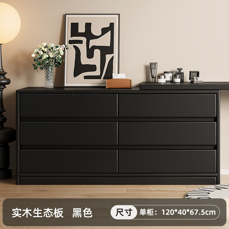 Tocador Dormitorio Simple y moderno Estilo Crema Escritorio de computadora Cuchilla Estuche de tocador Mesa de maquillaje de esquina al final de la cama de una pieza