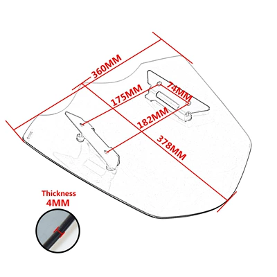 20-23 Rocket modified motorcycle | Motorcycle front windshield