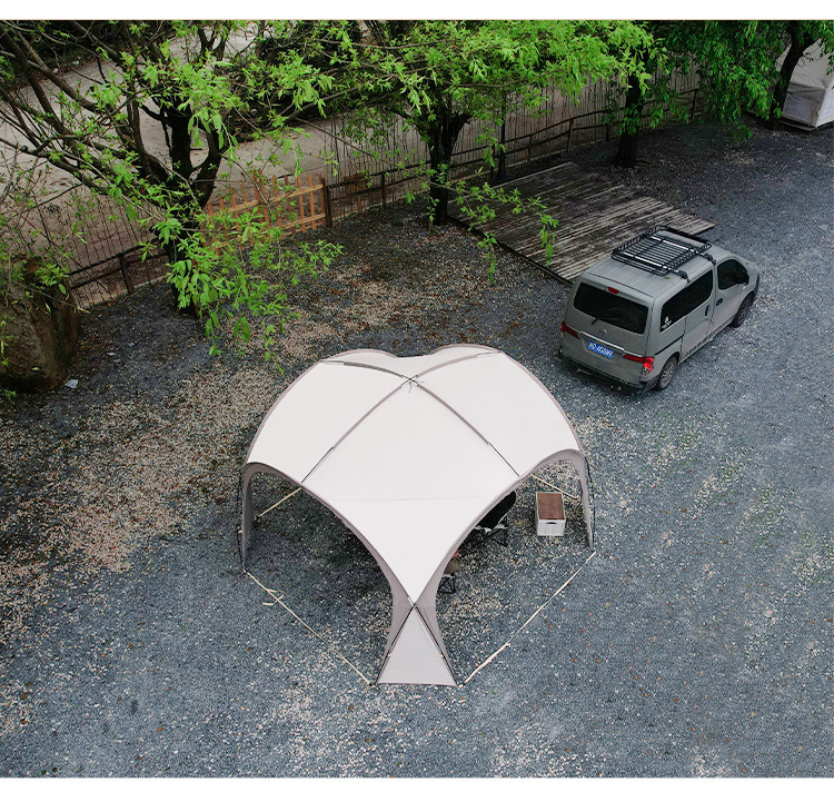 Dome-Style Canopy Tent, Large Multi-Person Sunshade, Outdoor Camping Rain Shelter, Sun Umbrella, No Need to Set up a Canopy Umbrella