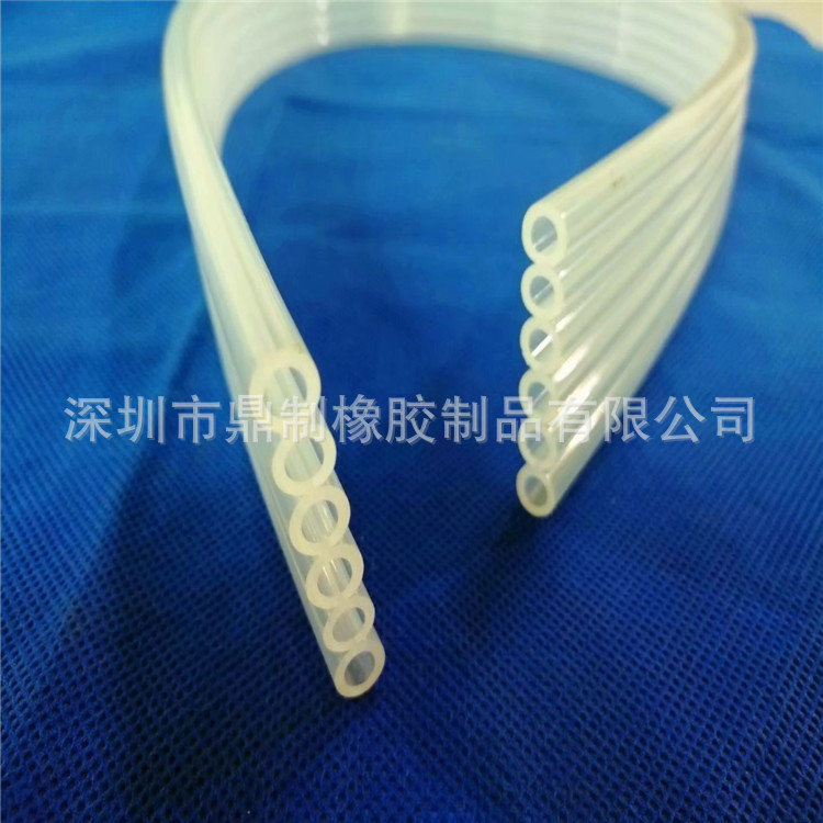 一排2口 一排4口 一排6口 一排8口 硅胶排管 硅胶多孔管 多口排管