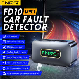 跨境FNIRSI FD10汽车OBD2故障诊断蓝牙5.1连接发动机检测仪故障码