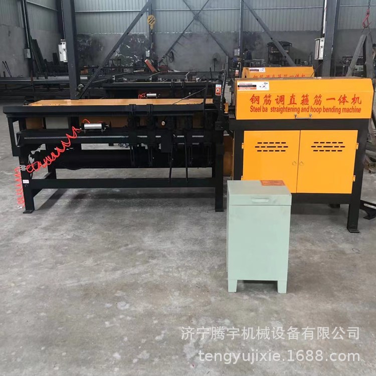 腾宇牌钢筋调直切断机报价 TYTWG-8全自动数控钢筋弯箍切断一体机