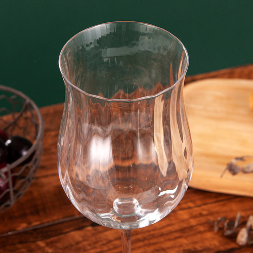 Tulip Gift Crystal Glass Cup Cocktail Glass Juice Glass Barware Set Creative Factory Direct Wholesale