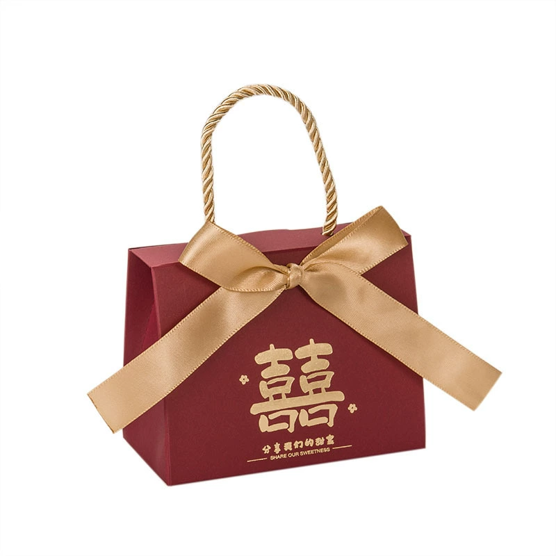 Chinese -style candy box wedding engagement creative new wedding sugar box wedding handprint can put smoke candy box empty box