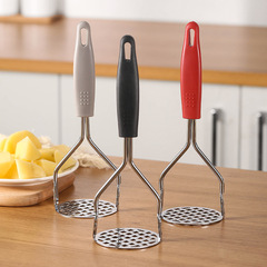 Manufacturer wholesale stainless steel household potato masher manual potato masher kitchen gadget