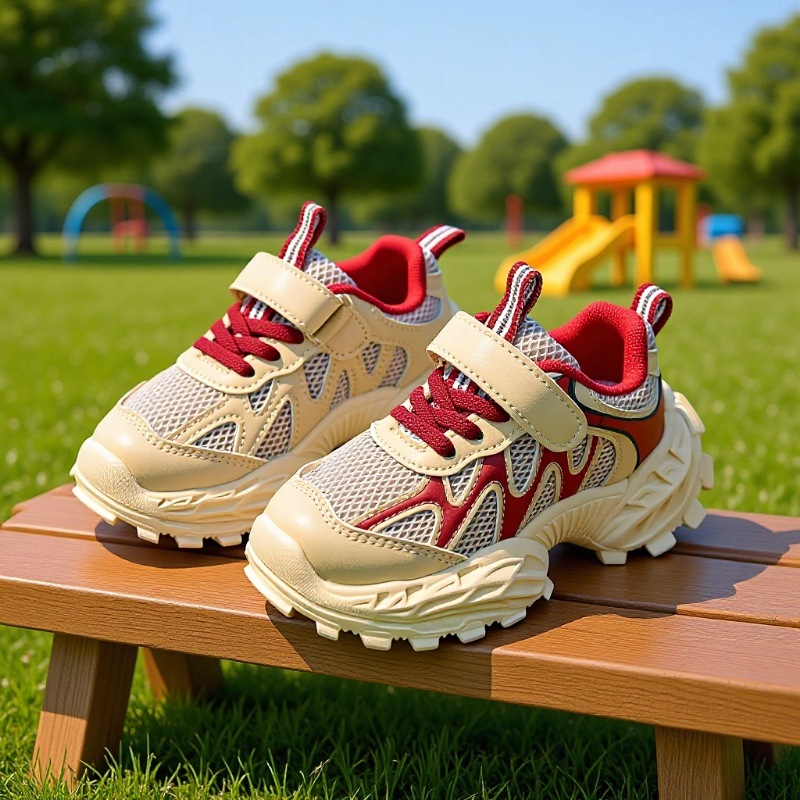 Primavera y otoño zapatos deportivos para niños, zapatos ecológicos para niñas, zapatos para padres, zapatos casuales transpirables para niños.