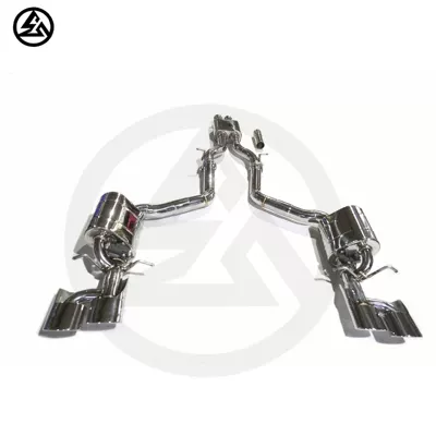 Suitable for Mercedes-Benz C63 AMG W204 6.2L mid-rear exhaust system with valves (Exhaust pipe)