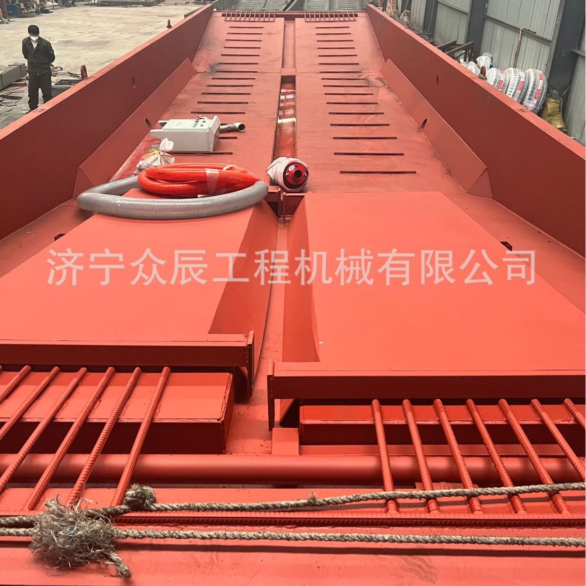 工地洗轮机移动式洗车槽自动清洗免基础船式过水池工程洗车台厂家