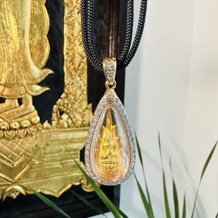 Thailand Buddha Long Po Kun Flame Medicine Master Buddha