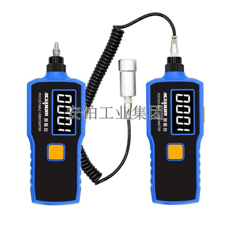 Цифровой виброметр с большим экраном Amber MVB-385SD/HS5944, чувствительный магнитный зонд, механический детектор неисправностей
