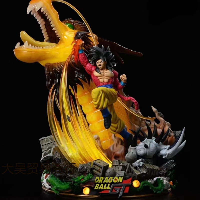 Siete bolas de dragón hechas a mano súper Saiyan Sun Wukong Vegeta muñecas de animación juguetes para niños bolsas ciegas