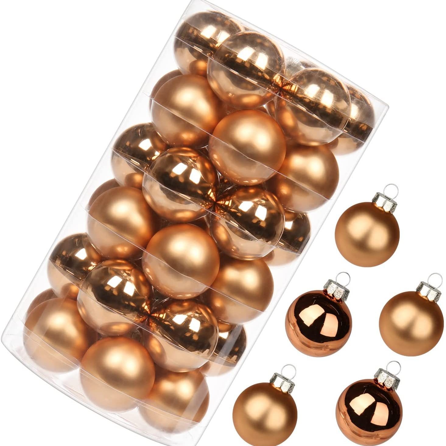 Amazon E-commerce exclusivo para 30 Navidad bola de plástico decoración fiesta hotel atmósfera set de bola de decoración