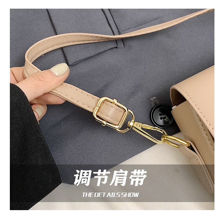Fashionable and versatile small square bag, new autumn and winter style work and commuting bag, women's bag, simple single-shoulder bag, women's crossbody bag undefined