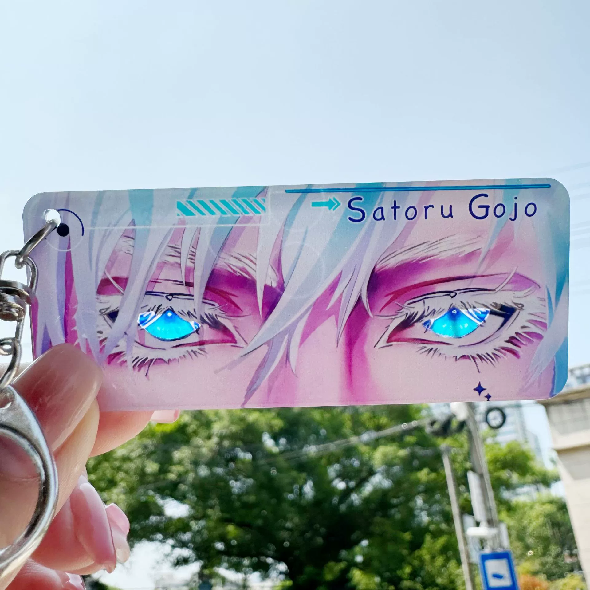 А acrylic Polaroid кадр (Polaroid) — арт по вселенной Jujutsu Kaisen, 8.8×6.3 см, легкая коллекционная вещь