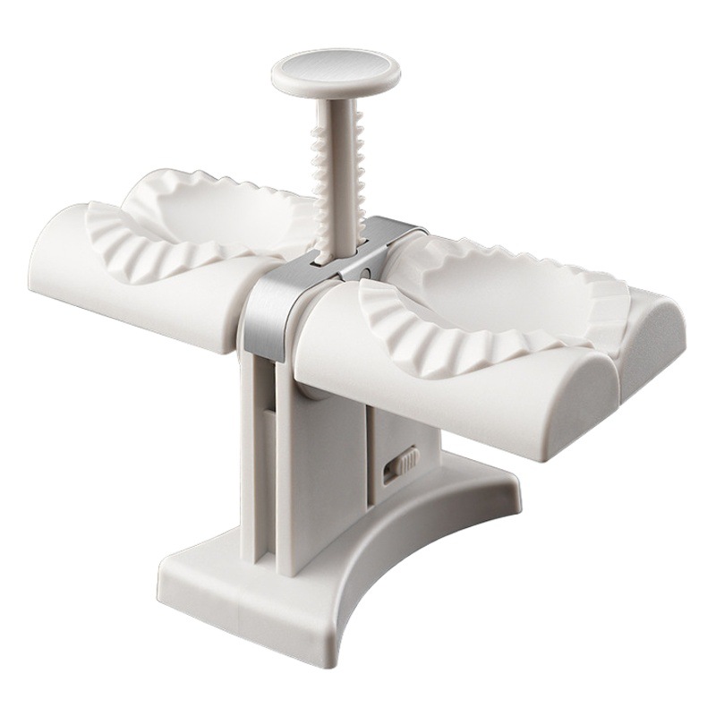 Cross-border nuevo dumpling automático haciendo artefacto patente dumpling haciendo molde hogar automático dumpling de doble cabeza haciendo artefacto