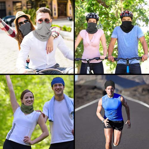 Amazon's best-selling men's windproof cycling neck scarf, full face ski mask, small scarf, thickened cold-proof neck collar