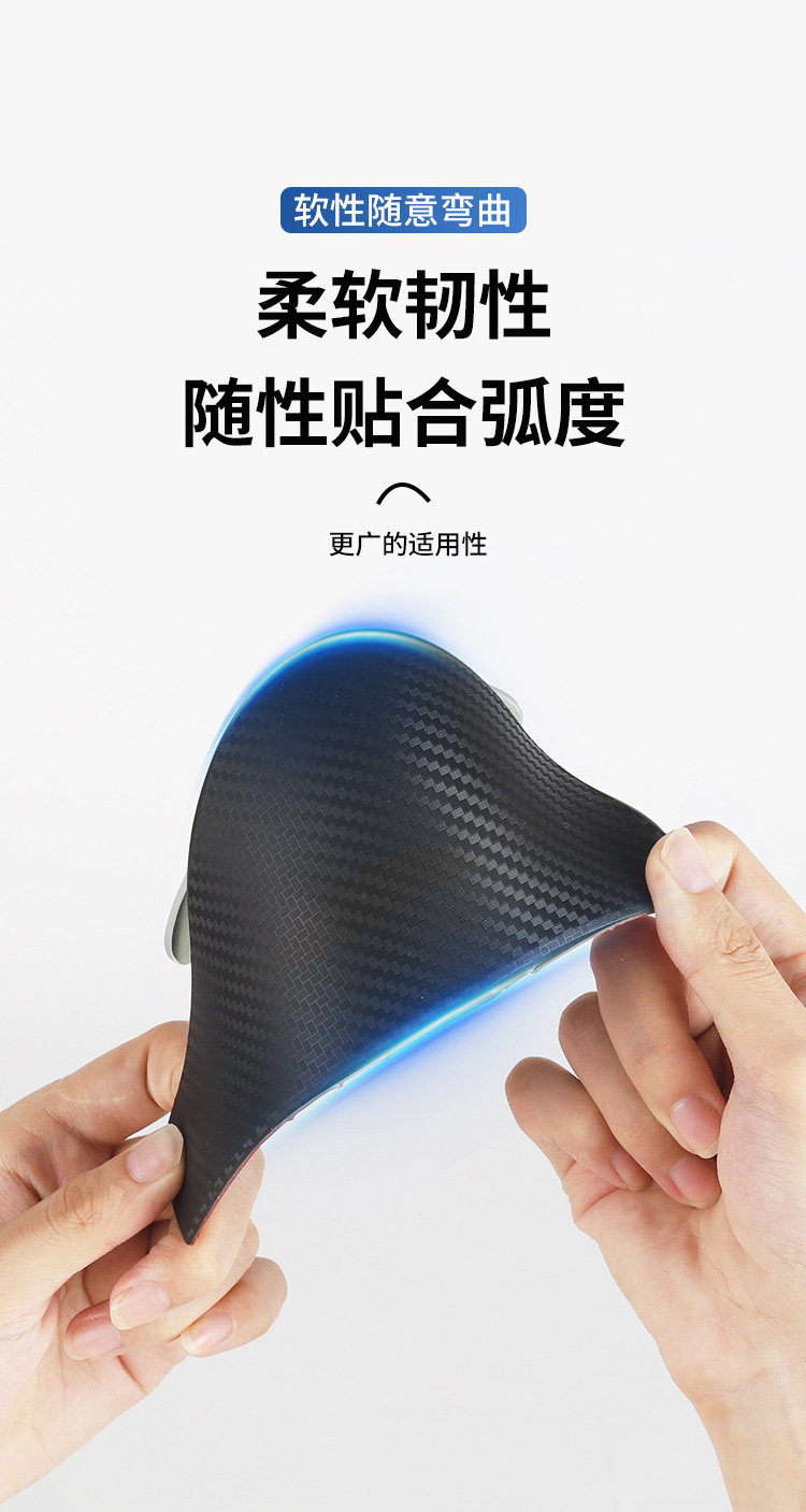 Car Rearview Mirror Rain Eyebrow Blind Spot Mirror Integrated Reversing Auxiliary Reflector Accessories Black Pair Rr12Qa Type