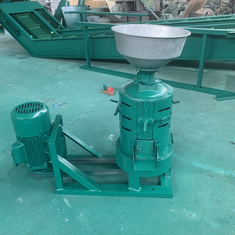 立式砂辊小麦去皮机 家用电高粱脱皮机多功能稻谷碾米机