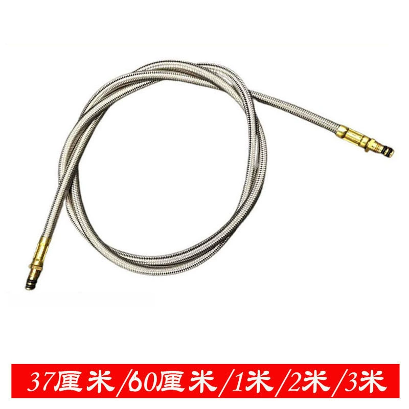 Открытый плоский газовый баллон газовая плита удлиненный Удлинительный провод металлический Плетеный Соединительный шланг переходник