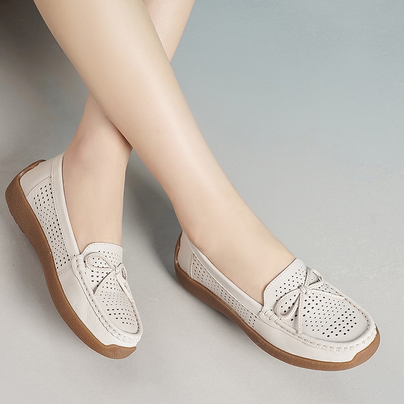 Nuevos zapatos Bean 26 primavera y verano suela suave hueco arco transpirable de moda superficial un zapato de moda simple