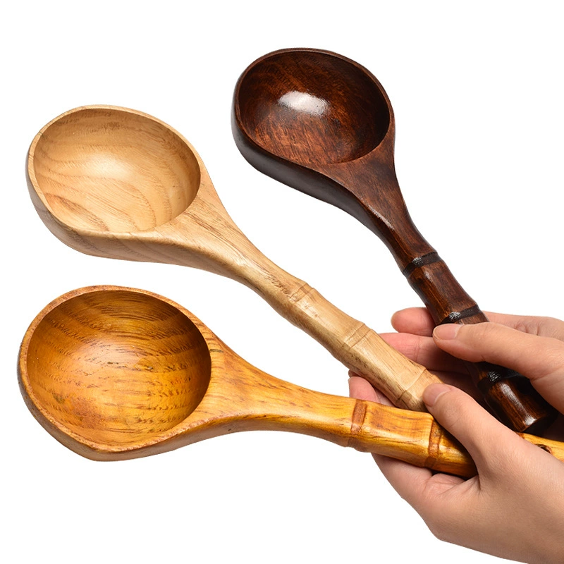 Креативная бамбуковая ложка, посуда, ladle для мытья тела для домашнего использования, интернет-известность
