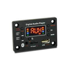 JQ Bluetooth module car audio MP3 decoder Bluetooth MP3 decoder board power amplifier board external microphone function