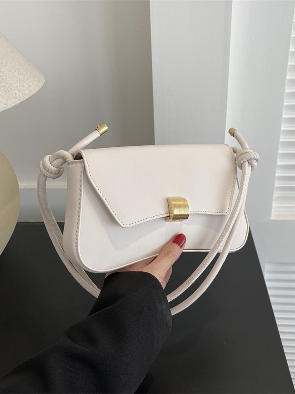 Fashionable 2025 Autumn New Style Women's Personalized Shoulder Crossbody Bag Niche Design Casual Casual Baguette Bag