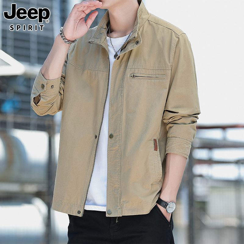 24新款秋冬JEEP SPIRIT男士夹克时尚潮流休闲商务外套