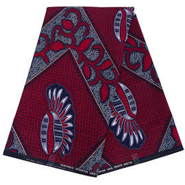 现货棉质服装布料非洲时尚荷兰蜡染布面料African Wax Fabric