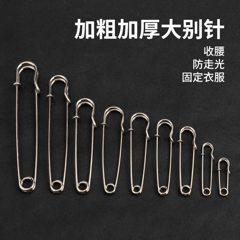 Decorative pins, extra-large pins, safe and simple pins, vintage brooches, decorative pins for shawls and scarves, iron-plated