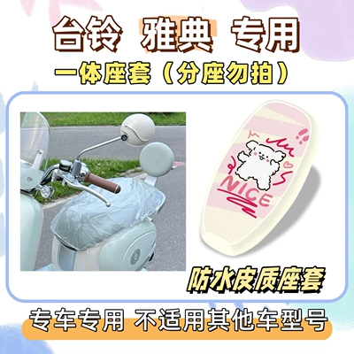 Electric vehicle foot mat | seat cover, Athens decorative silk loop - waterproof-seat-cushion-cover-yb-line-dog-tai-ling-athens