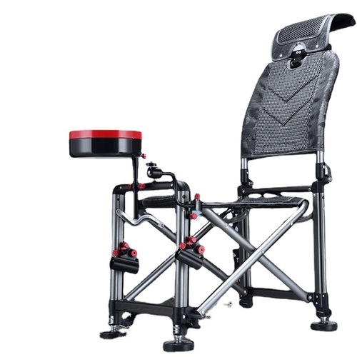 Chaoyu  new multifunctional high-end fishing chair aluminum alloy reclining all-terrain folding fishing chair wild fishing chair