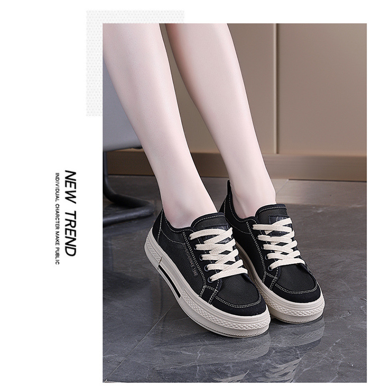 Summer New Breathable Mesh Canvas For Women, Versatile Student Shoes, Women's Soft-soled Korean-style Casual Shoes 221_vogvips.com