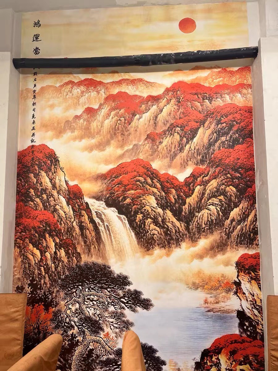 新中式鸿运当头背