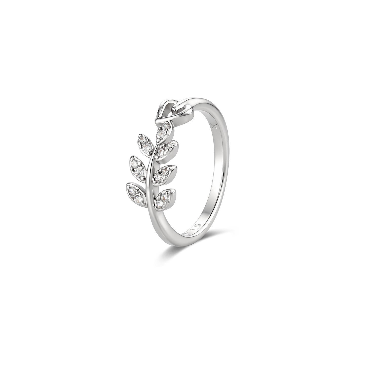 Xuping simple estilo japonés coreano ins amor anillo de trigo nicho diseño diario fácil de llevar lujoso temperamento ligero joyas de mano para mujeres