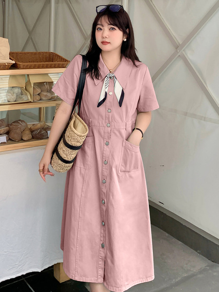 Elegant denim dress
