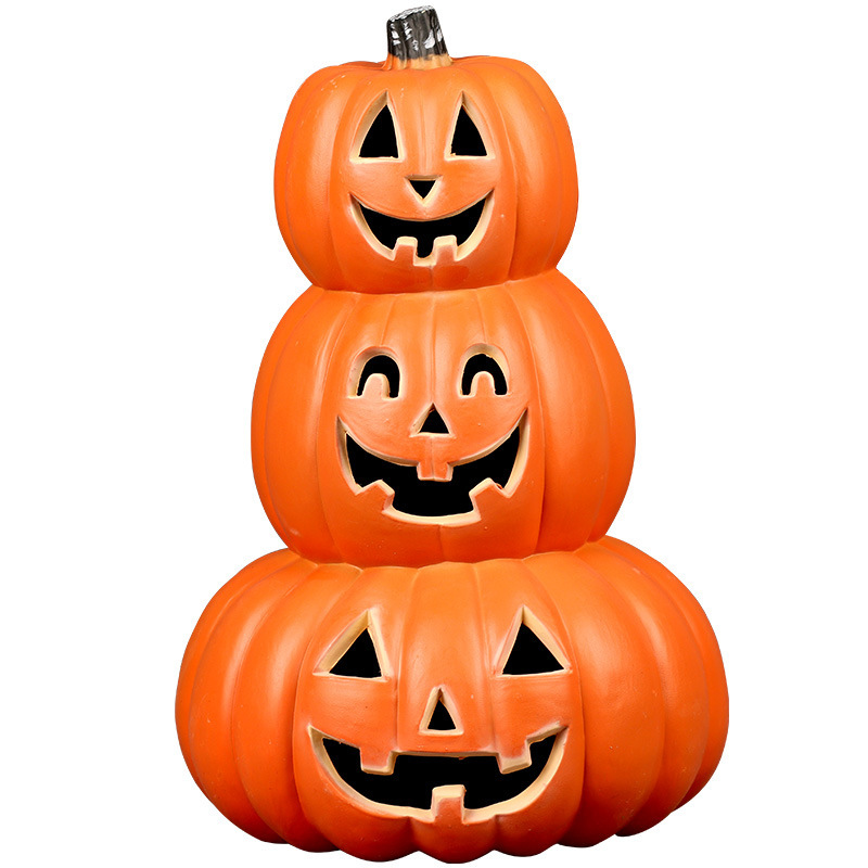 新しいハロウィーンのカボチャランタンショッピングモールの庭の店のシーンの装飾装飾品発光大きなカボチャ|undefined