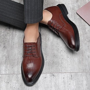 M 60335 Spring Business Formal Leather Shoes �̄����bƤЬ