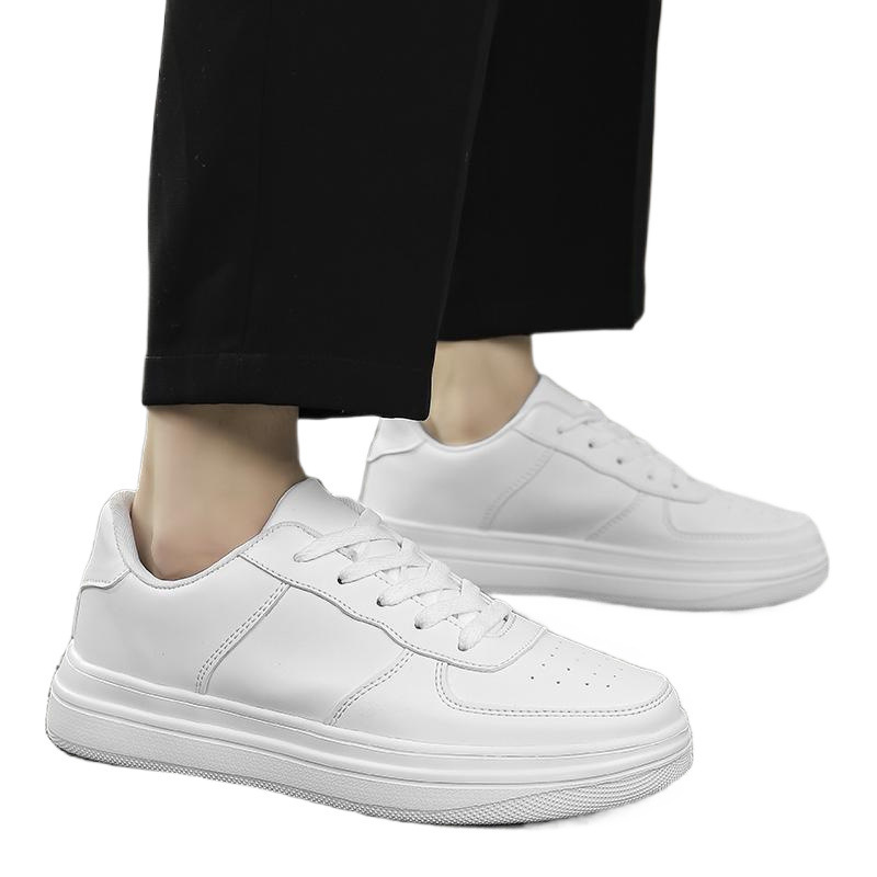 Tenis Casuales con Suela Gruesa para Hombre Talla 48 de Cuero Artificial y EVA Transpirable para Uso Casual