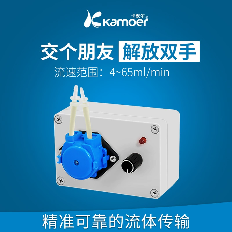 Перистальтический насос KCP-C с регулируемой скоростью, низким расходом, 12В, с адаптером питания