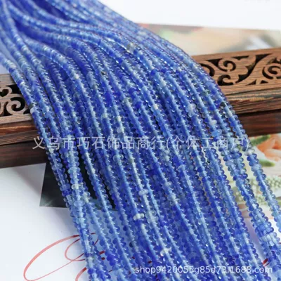 Zərgərlik ara hissələri, 2*4mm Natural Tiger Eye Stone - optimize-blue-crystal-24mm