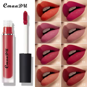 For foreign trade cross-border e-commerce: cmaadu 15 color non stick cup lip gloss matte lipstick - ShopShipShake