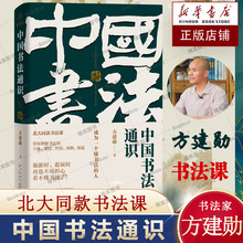 中国书法通识  方建勋著六度书法理论体系 40多位书法家王羲之颜