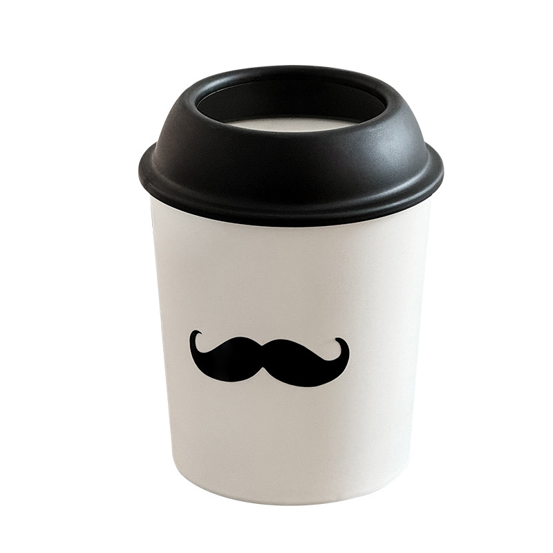 Papelera de escritorio pequeña y mini linda, para escritorio infantil, oficina y mesita de noche.