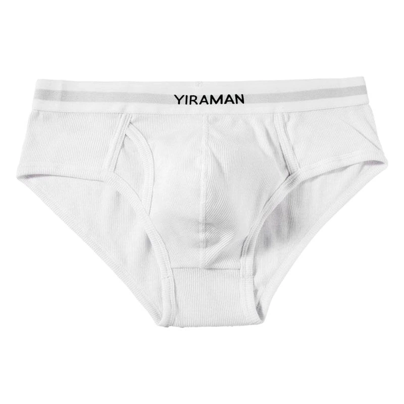 Мужское нижнее белье из хлопка в рубчик, удобные дышащие трусы, трансграничные взрывы U, выпуклый дизайн, Сексуальная Талия, прямые поставки