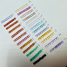 天然紫晶黄晶红石榴橄榄石玛瑙堇青石黄晶蓝托帕坦桑2*2MM公主方