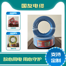 国标国友线缆BV硬芯家装线2.5平方4平方等ZC-BV单芯电线无氧铜线