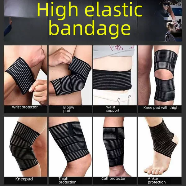 Fitness Wrist Guards, Elastic Self-Adhesive Bandages, Ankle Guards, Knee Guards, Sports Protective Gear, Universal Equipment, Tendon Sheath, Waist Straps, Finger Guards