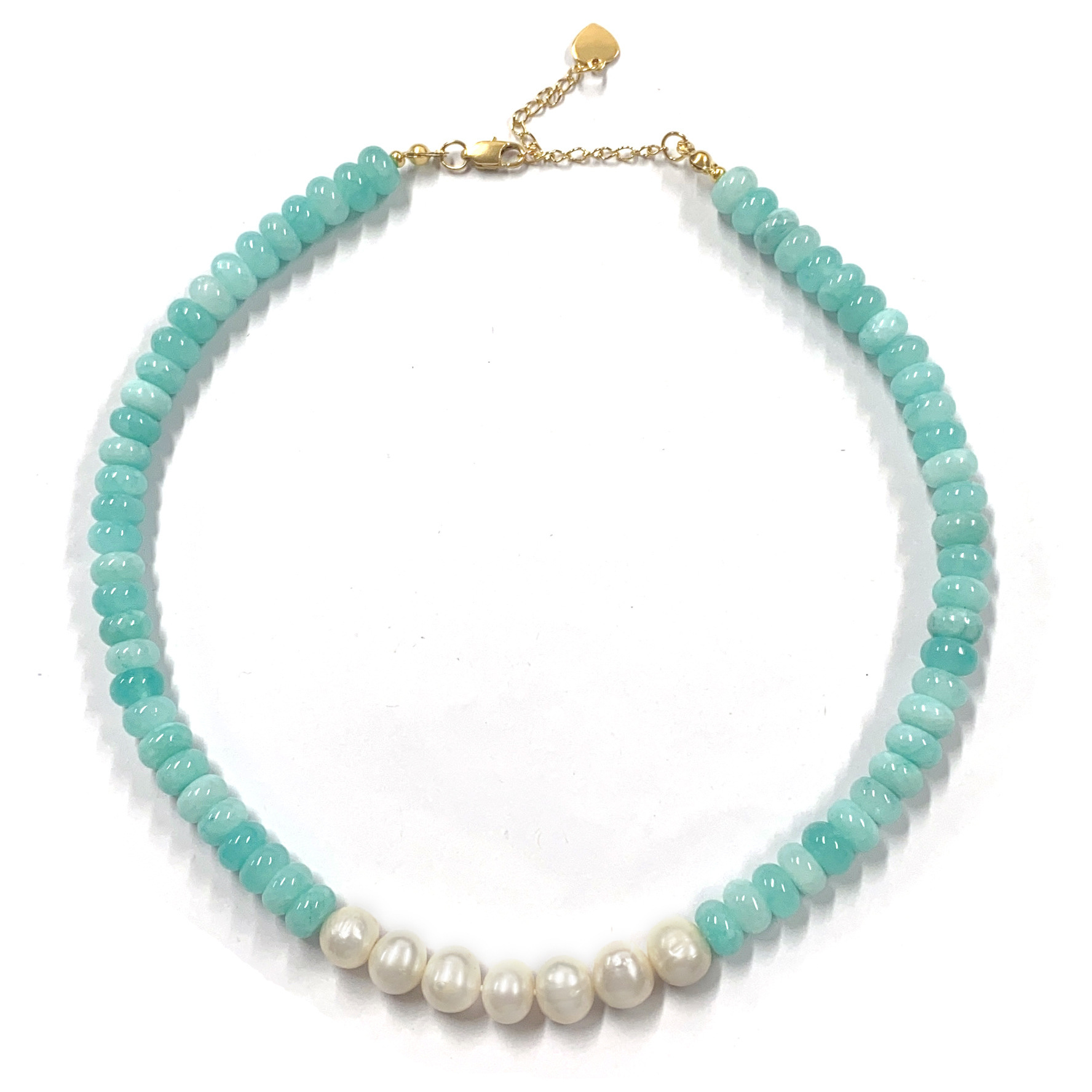25g Weight Beads Pendant Material Necklace Classification Titanium Steel Chain Material 1 Piece Quantity Holiday, Daily Occasion Beaded, natural stone, Titanium Steel Material Geometric Pattern Women's Gender Beaded Design Simple Style Style Simple Style Geometric Beaded Natural Stone Titanium Steel Necklace In Bulk 16